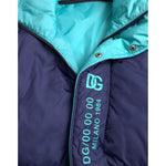 Dolce & Gabbana Navy Blue Quilted Windbreaker Puffer Jacket JKT3831-52