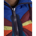 Dolce & Gabbana Multicolor Butterfly Hooded Puffer Jacket JKT3837-52