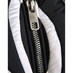 Dolce & Gabbana Black White Stripes Hooded Puffer Jacket JKT3838-52