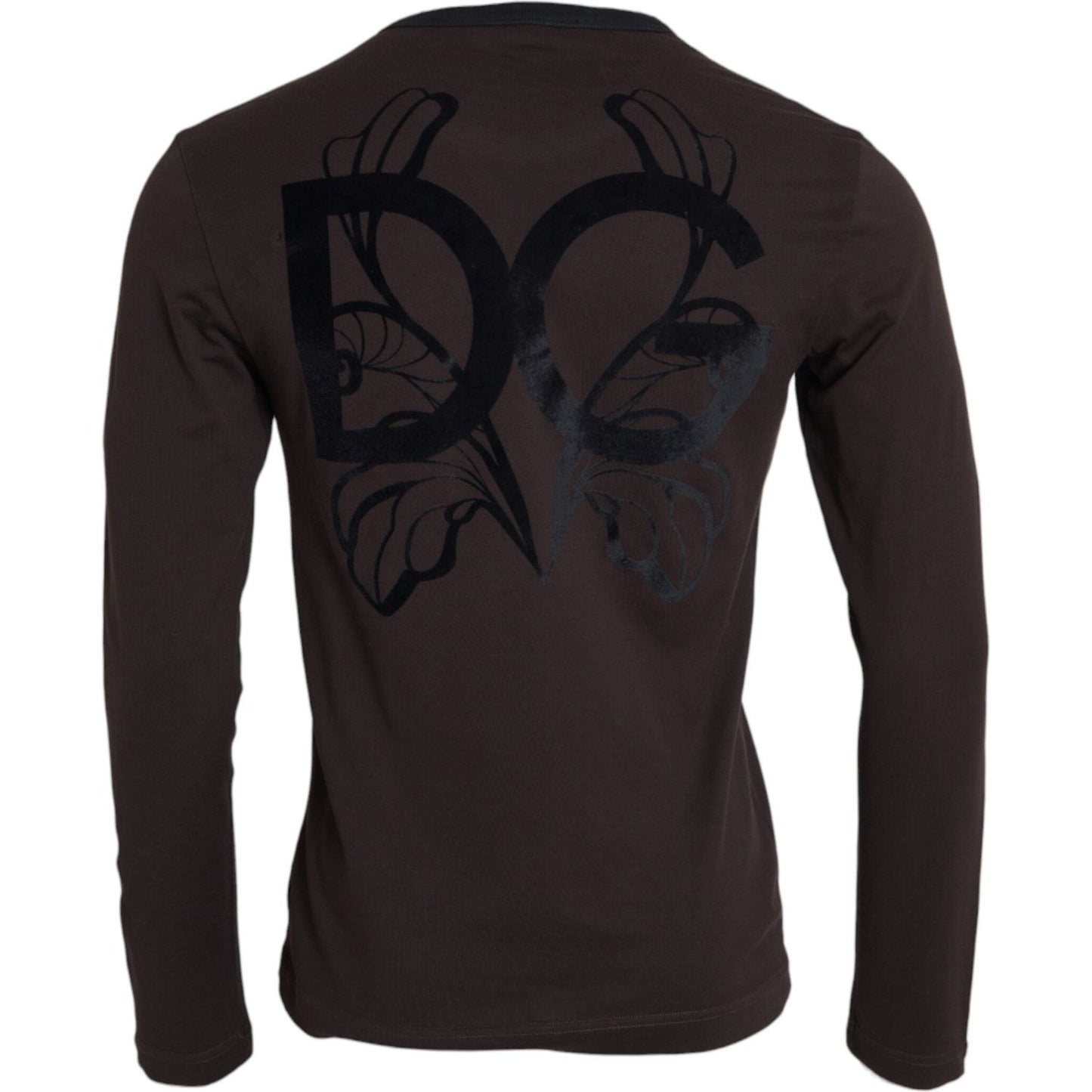 Dolce & Gabbana Brown DG Logo Crewneck Pullover Sweater TSH86262-54
