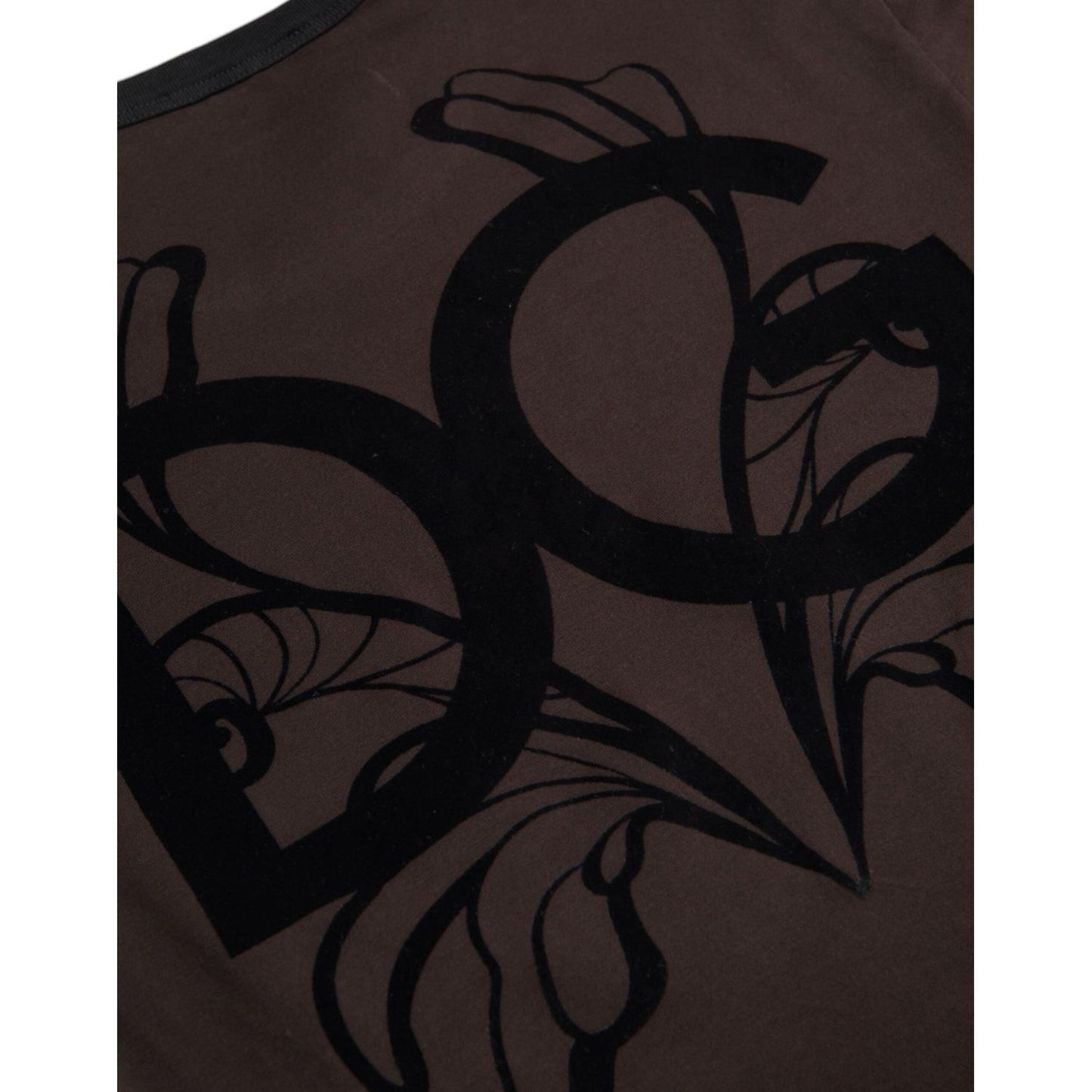 Dolce & Gabbana Brown DG Logo Crewneck Pullover Sweater TSH86262-54