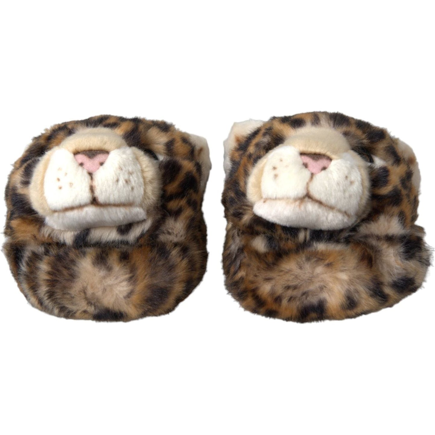 Dolce & Gabbana Brown Tiger Slippers Flats Sandals Shoes LA10969-36