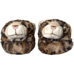 Dolce & Gabbana Brown Tiger Slippers Flats Sandals Shoes LA10969-36