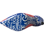 Dolce & Gabbana Red Blue Stretch Sock Style Short Boots Logo Shoes LA11190-37
