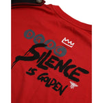 Dolce & Gabbana Red Cotton Graphic Print Crew Neck T-shirt TSH84523-44