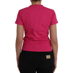Balenciaga Pink Cotton Crew Neck Short Sleeves Tee T-shirt TSH84949-L