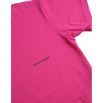 Balenciaga Pink Cotton Crew Neck Short Sleeves Tee T-shirt TSH84949-L
