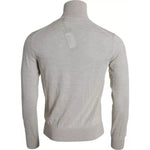 Dolce & Gabbana Pullover Beige Cashmere Turtleneck Sweater TSH85154-46
