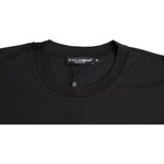 Dolce & Gabbana Black Logo Patch Cotton Crew Neck T-shirt TSH851974-52