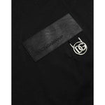 Dolce & Gabbana Black Logo Patch Cotton Crew Neck T-shirt TSH851974-52