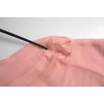 Dolce & Gabbana Pink Long Sleeves Ascot Collar Top Blouse TSH84782-36