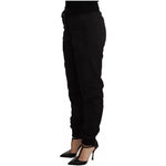 Dolce & Gabbana Black Jogger Women Polyester Pants PAN72303-36