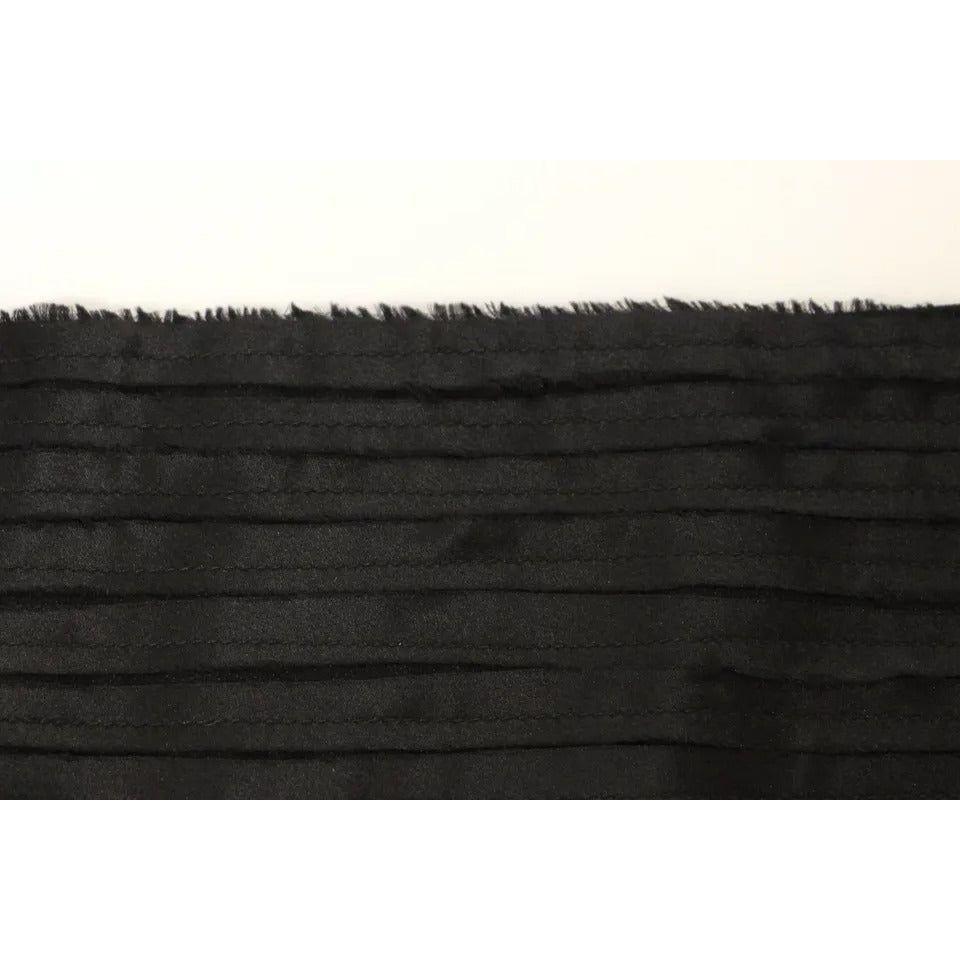 Dolce & Gabbana Black Silk Womens Waist Cummerbund HKC10026-40