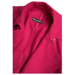 Dolce & Gabbana Dark Pink Double Breasted Trench Coat Jacket JKT3703-40