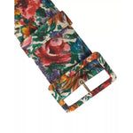 Dolce & Gabbana Multicolor Carretto Fabric Wide Waist Belt