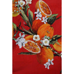 Dolce & Gabbana Orange Print Crystal-Embellished Blouse TSH1405-2