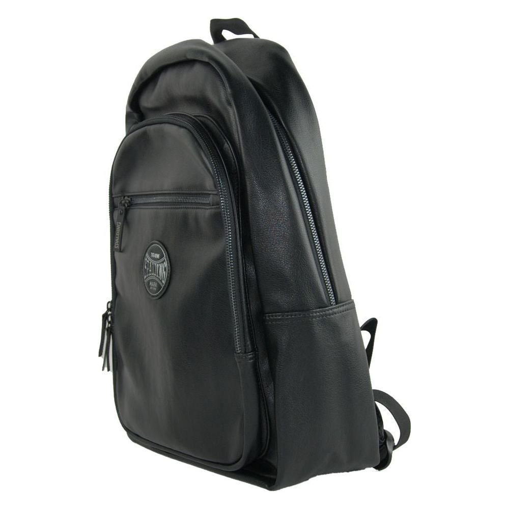 A.G. Spalding & Bros Black Polyethylene Men Backpack AGSPBR-748