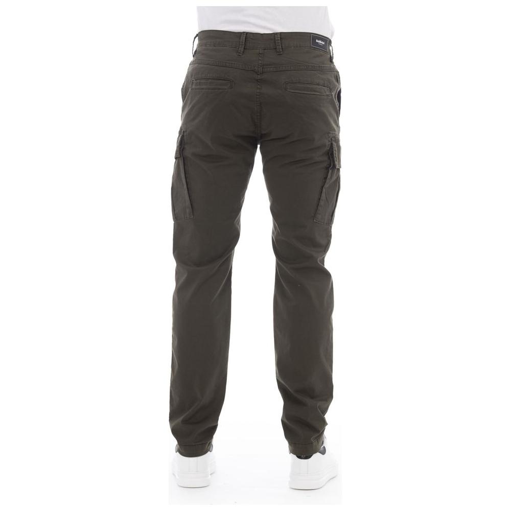 Baldinini Trend Army Cotton Men Cargo Trouser BA-23134-W32