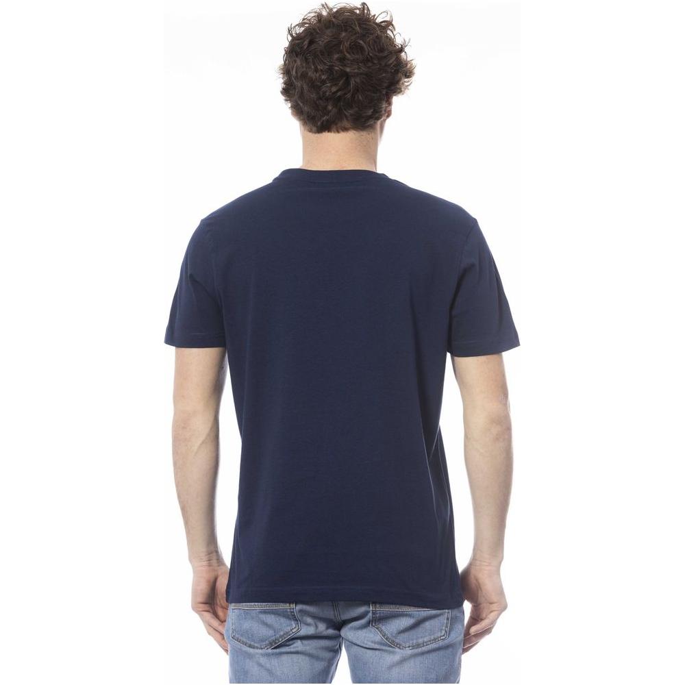 Invicta Blue Cotton Men T-Shirt IN-24040-S