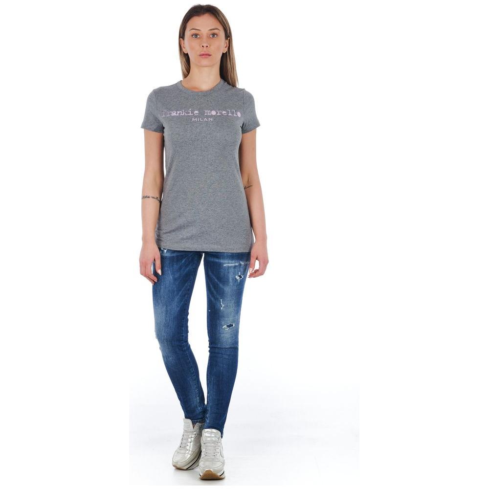 Frankie Morello Blue Cotton Women Jeans FR-21764-W26