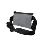 Dolce & Gabbana Gray Neoprene Logo Zip Waist Fanny Pack Belt Pouch Bag
