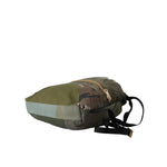 Dolce & Gabbana Military Green Patchwork Rucksack Backpack Bag