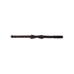 Dolce & Gabbana Maroon Silk Patterned Adjustable Neck Papillon Bow Tie