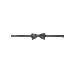 Dolce & Gabbana Gray Silk Patterned Adjustable Neck Men Bow Tie FT3912