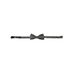 Dolce & Gabbana Gray Silk Patterned Adjustable Neck Men Bow Tie FT3912