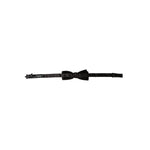 Dolce & Gabbana Black Velvet Cotton Adjustable Neck Men Bow Tie FT3921