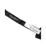 Dolce & Gabbana Black Silk Adjustable Neck Men Bow Tie