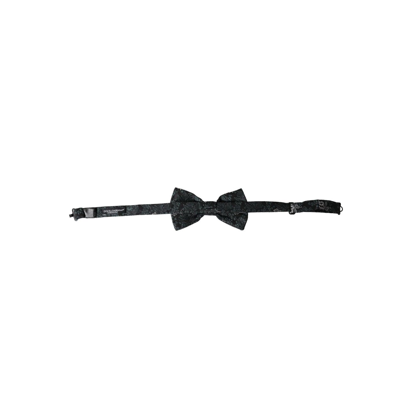 Dolce & Gabbana Multicolor Fantasy Floral Silk Adjustable Neck Men Bow Tie