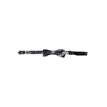 Dolce & Gabbana Black Floral Fantasy Adjustable Neck Men Bow Tie