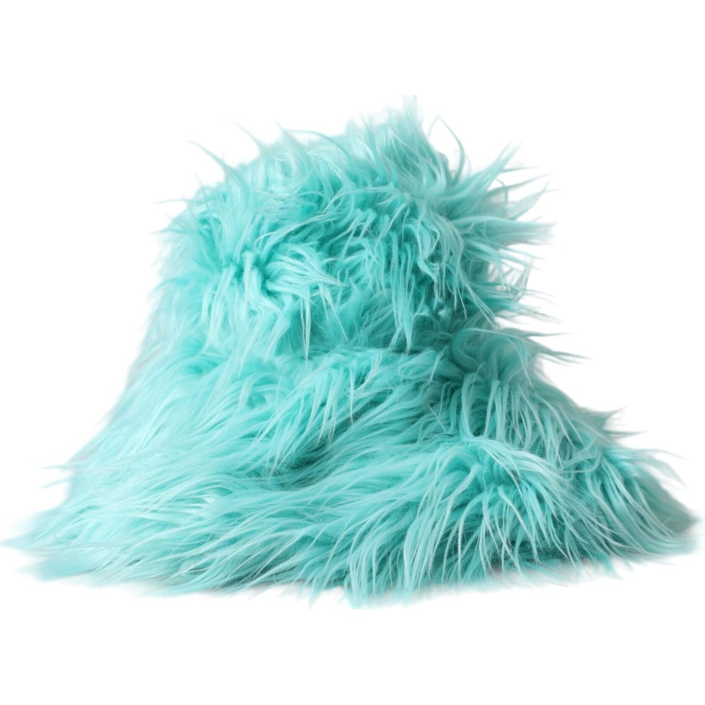 Dolce & Gabbana Mint Green Acrylic Fur Womens Bucket Hat HAT9567-57