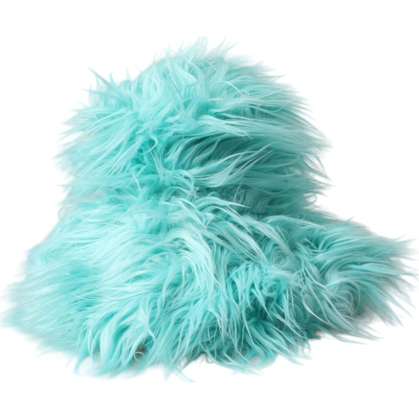 Dolce & Gabbana Mint Green Acrylic Fur Womens Bucket Hat HAT9567-57