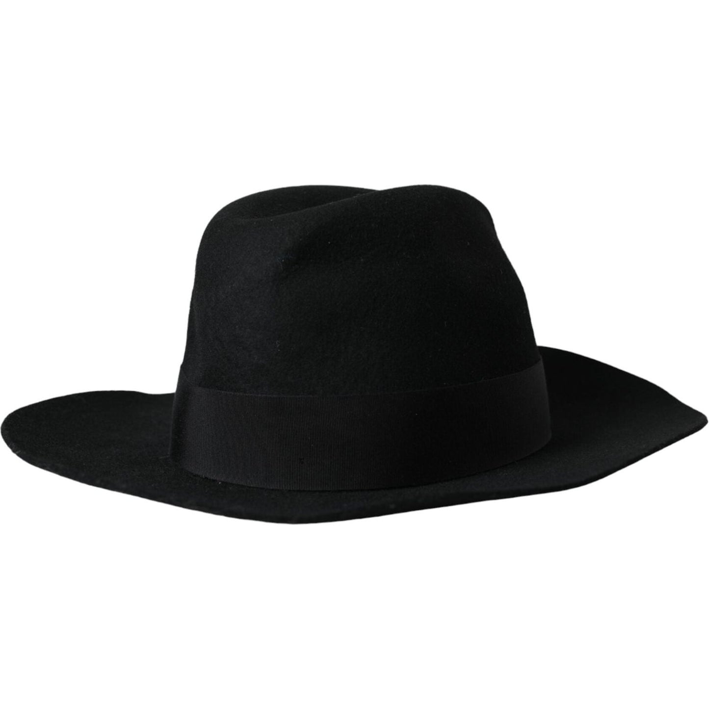 Dolce & Gabbana Black Rabbit Fedora Trilby Women Hat HAT9635-57