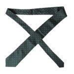 Dolce & Gabbana Green Silk Branded Logo Adjustable Men Tie KRA3306