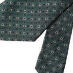 Dolce & Gabbana Green Silk Branded Logo Adjustable Men Tie KRA3306