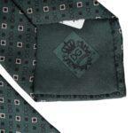 Dolce & Gabbana Green Silk Branded Logo Adjustable Men Tie KRA3306