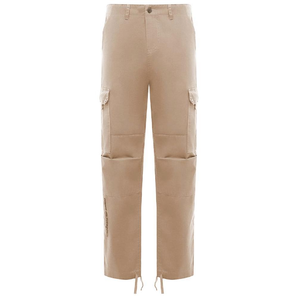 Comme Des Fuckdown Beige Cotton Jeans & Pant CO-13509-L