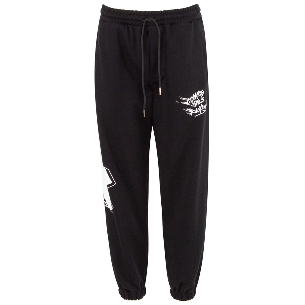 Comme Des Fuckdown Black Cotton Men Sweatpant CO-13515-XL
