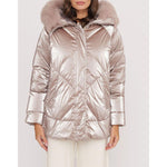 People Of Shibuya Pink Polyester Jackets & Coat PE-13562-IT42|M
