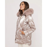 People Of Shibuya Pink Polyester Jackets & Coat PE-13562-IT42|M