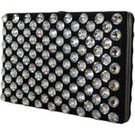 Dolce & Gabbana Black Velvet Crystal Clutch Evening Party Purse Bag BAG1585