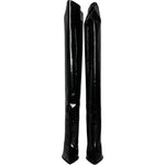 Dolce & Gabbana Black Patent Leather Knee High Boots Shoes LA11527-36.5