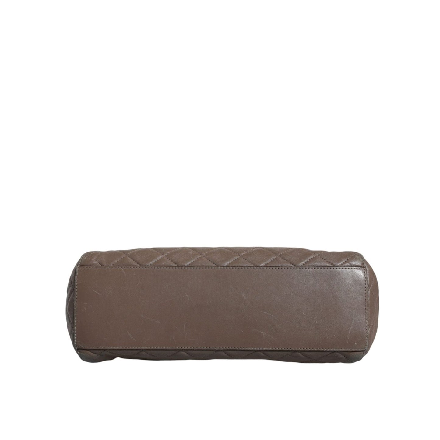Dolce & Gabbana Brown Quilted Leather Shoulder Purse Satchel Bag