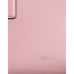 Versace Pink Small Top Handle Grainy Calf Leather Crossbody Bag BAG1588