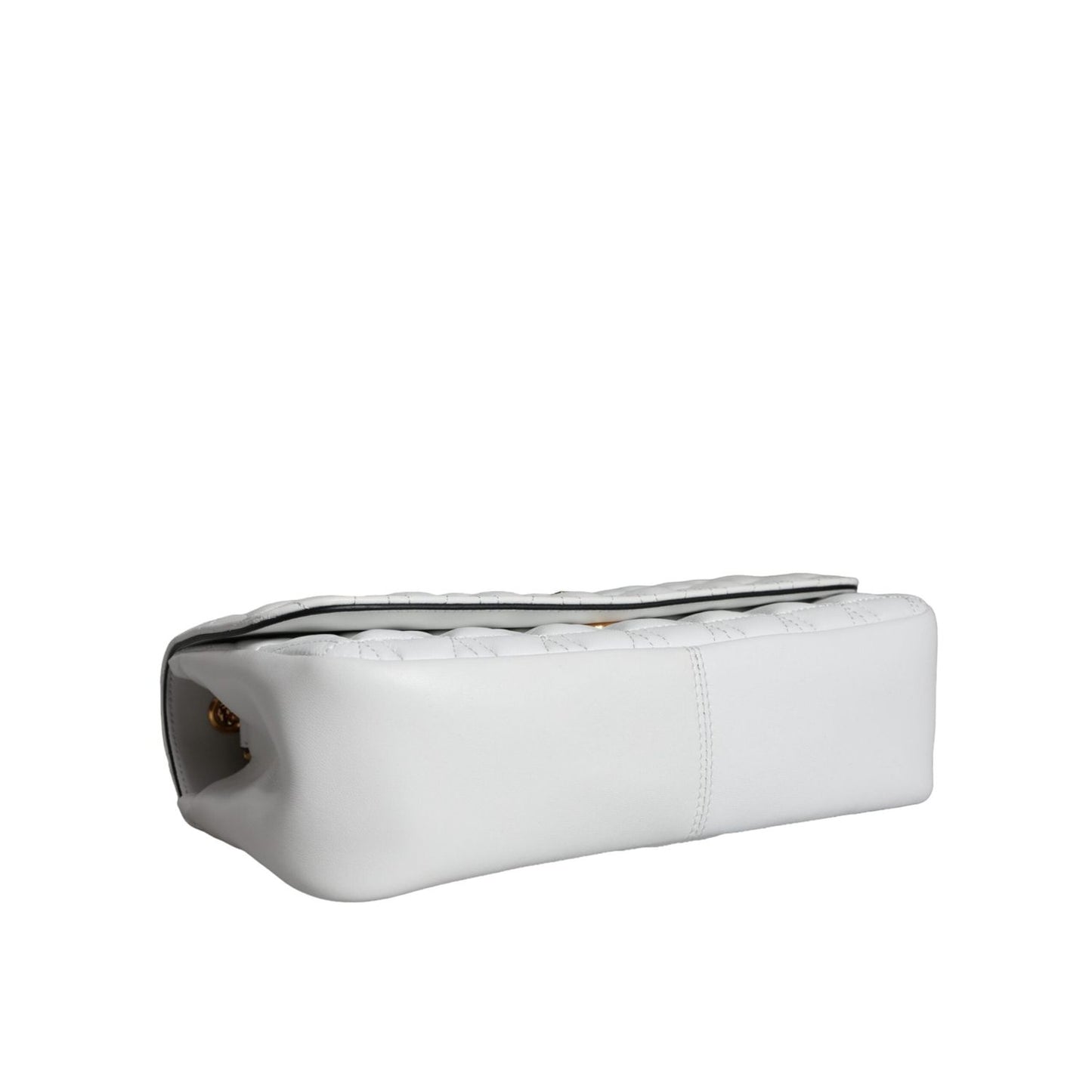 Versace White Mini Nappa Leather Crossbody Shoulder Bag BAG1596