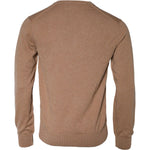 Dolce & Gabbana Brown Cashmere Knit V-neck Pullover Sweater TSH85141-52
