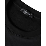 Versace Black Medusa Fleece Cotton Crew Neck Sweatshirt Sweater TSH86765-L